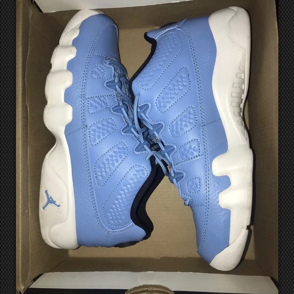 Air Jordan 9 Retro Low University Blue And White